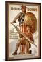 U*S*A Bonds, Third Liberty Loan Campaign, Boy Scouts of America Weapons for Liberty-Joseph Christian Leyendecker-Framed Art Print