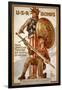 U*S*A Bonds, Third Liberty Loan Campaign, Boy Scouts of America Weapons for Liberty-Joseph Christian Leyendecker-Framed Art Print