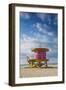 U.S.A, Miami, Miami Beach, South Beach, Life Guard Beach Hut-Jane Sweeney-Framed Premium Photographic Print