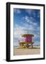 U.S.A, Miami, Miami Beach, South Beach, Life Guard Beach Hut-Jane Sweeney-Framed Premium Photographic Print