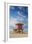 U.S.A, Miami, Miami Beach, South Beach, Life Guard Beach Hut-Jane Sweeney-Framed Premium Photographic Print