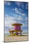 U.S.A, Miami, Miami Beach, South Beach, Life Guard Beach Hut-Jane Sweeney-Mounted Premium Photographic Print