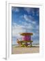 U.S.A, Miami, Miami Beach, South Beach, Life Guard Beach Hut-Jane Sweeney-Framed Photographic Print