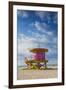 U.S.A, Miami, Miami Beach, South Beach, Life Guard Beach Hut-Jane Sweeney-Framed Photographic Print