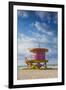 U.S.A, Miami, Miami Beach, South Beach, Life Guard Beach Hut-Jane Sweeney-Framed Photographic Print