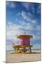 U.S.A, Miami, Miami Beach, South Beach, Life Guard Beach Hut-Jane Sweeney-Mounted Photographic Print
