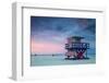 U.S.A, Miami, Miami Beach, South Beach, Life Guard Beach Hut-Jane Sweeney-Framed Photographic Print