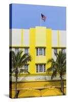 U.S.A, Miami, Miami Beach, South Beach, Ocean Drive, Leslie Hotel-Jane Sweeney-Stretched Canvas