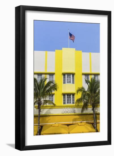 U.S.A, Miami, Miami Beach, South Beach, Ocean Drive, Leslie Hotel-Jane Sweeney-Framed Photographic Print