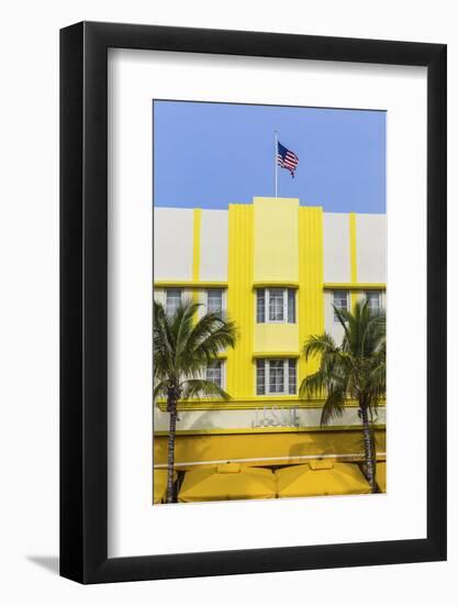 U.S.A, Miami, Miami Beach, South Beach, Ocean Drive, Leslie Hotel-Jane Sweeney-Framed Photographic Print