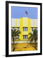 U.S.A, Miami, Miami Beach, South Beach, Ocean Drive, Leslie Hotel-Jane Sweeney-Framed Photographic Print