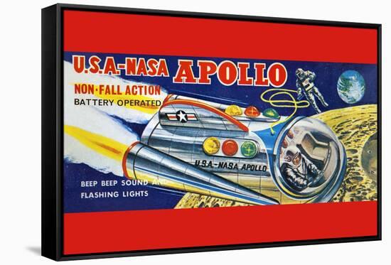 U.S.A. - Nasa Apollo-null-Framed Stretched Canvas