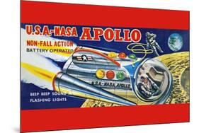 U.S.A. - Nasa Apollo-null-Mounted Art Print