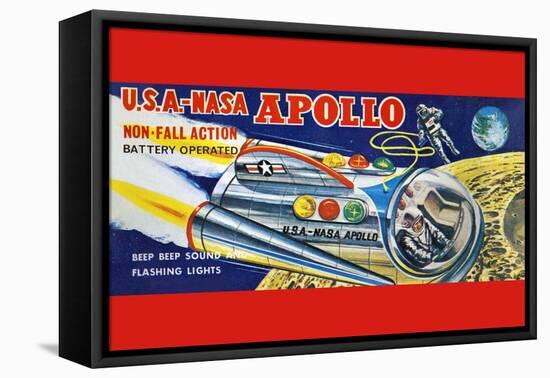 U.S.A. - Nasa Apollo-null-Framed Stretched Canvas