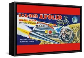 U.S.A. - Nasa Apollo-null-Framed Stretched Canvas