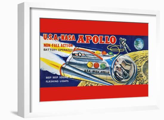 U.S.A. - Nasa Apollo-null-Framed Art Print