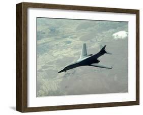 U.S. Air Force B-1B Lancer on a Combat Patrol over Afghanistan-Stocktrek Images-Framed Photographic Print