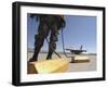 U.S. Air Force Crew Chief Waits to Chalk the Flight of on Kingsley Field, Oregon, August 7, 2007-Stocktrek Images-Framed Photographic Print