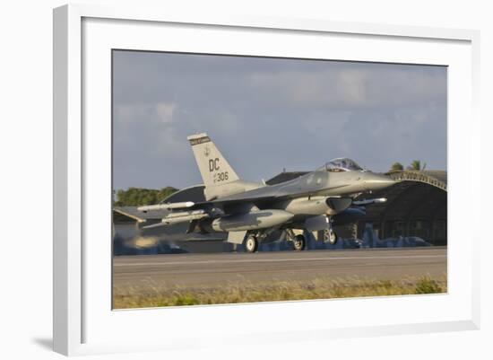 U.S. Air Force F-16 Fighting Falcon at Natal Air Force Base, Brazil-Stocktrek Images-Framed Photographic Print