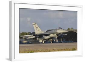 U.S. Air Force F-16 Fighting Falcon at Natal Air Force Base, Brazil-Stocktrek Images-Framed Photographic Print