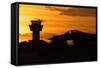 U.S. Air Force F-16 Fighting Falcon at Sunset-Stocktrek Images-Framed Stretched Canvas