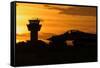 U.S. Air Force F-16 Fighting Falcon at Sunset-Stocktrek Images-Framed Stretched Canvas