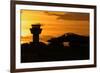 U.S. Air Force F-16 Fighting Falcon at Sunset-Stocktrek Images-Framed Photographic Print