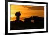 U.S. Air Force F-16 Fighting Falcon at Sunset-Stocktrek Images-Framed Photographic Print