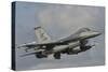 U.S. Air Force F-16 Fighting Falcon Flying over Brazil-Stocktrek Images-Stretched Canvas