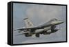 U.S. Air Force F-16 Fighting Falcon Flying over Brazil-Stocktrek Images-Framed Stretched Canvas