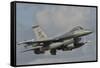 U.S. Air Force F-16 Fighting Falcon Flying over Brazil-Stocktrek Images-Framed Stretched Canvas