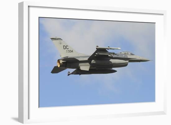 U.S. Air Force F-16C of Columbia Air National Guard-Stocktrek Images-Framed Photographic Print