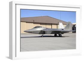 U.S. Air Force F-22A Raptor Taxiing at Holloman Air Force Base-Stocktrek Images-Framed Photographic Print