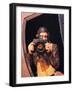 U.S. Air Force Photographer Sergeant Brush with His Fairchild K20 Camera for Aerial Photography-null-Framed Photographic Print