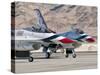 U.S. Air Force Thunderbirds on the Ramp at Nellis Air Force Base, Nevada-Stocktrek Images-Stretched Canvas