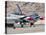 U.S. Air Force Thunderbirds on the Ramp at Nellis Air Force Base, Nevada-Stocktrek Images-Stretched Canvas