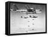 U.S. Airforce B-29 Superfortresses Drop Bombs on North Korea, 1951-null-Framed Stretched Canvas