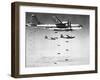 U.S. Airforce B-29 Superfortresses Drop Bombs on North Korea, 1951-null-Framed Photographic Print