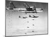 U.S. Airforce B-29 Superfortresses Drop Bombs on North Korea, 1951-null-Mounted Photographic Print