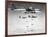 U.S. Airforce B-29 Superfortresses Drop Bombs on North Korea, 1951-null-Framed Photographic Print