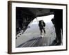 U.S. Airmen Jump from a CH-47 Chinook Over Nevada-Stocktrek Images-Framed Photographic Print