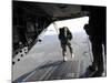 U.S. Airmen Jump from a CH-47 Chinook Over Nevada-Stocktrek Images-Mounted Photographic Print