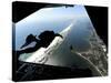 U.S. Airmen Jump Out of a C-130 Hercules-Stocktrek Images-Stretched Canvas