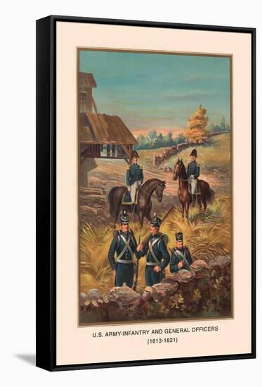 U.S. Army and General Officers 1813-1821-Arthur Wagner-Framed Stretched Canvas