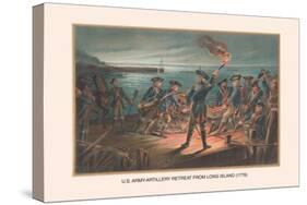 U.S. Army, Artillery Retreat from Long Island, 1776-Arthur Wagner-Stretched Canvas