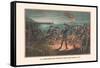 U.S. Army, Artillery Retreat from Long Island, 1776-Arthur Wagner-Framed Stretched Canvas