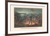 U.S. Army, Artillery Retreat from Long Island, 1776-Arthur Wagner-Framed Art Print