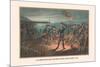 U.S. Army, Artillery Retreat from Long Island, 1776-Arthur Wagner-Mounted Art Print