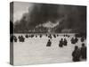 U.S. Army Assault Wave on Yellow Beach Two-null-Stretched Canvas