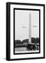 U.S. Army Blimps over the Washington Monument-null-Framed Art Print